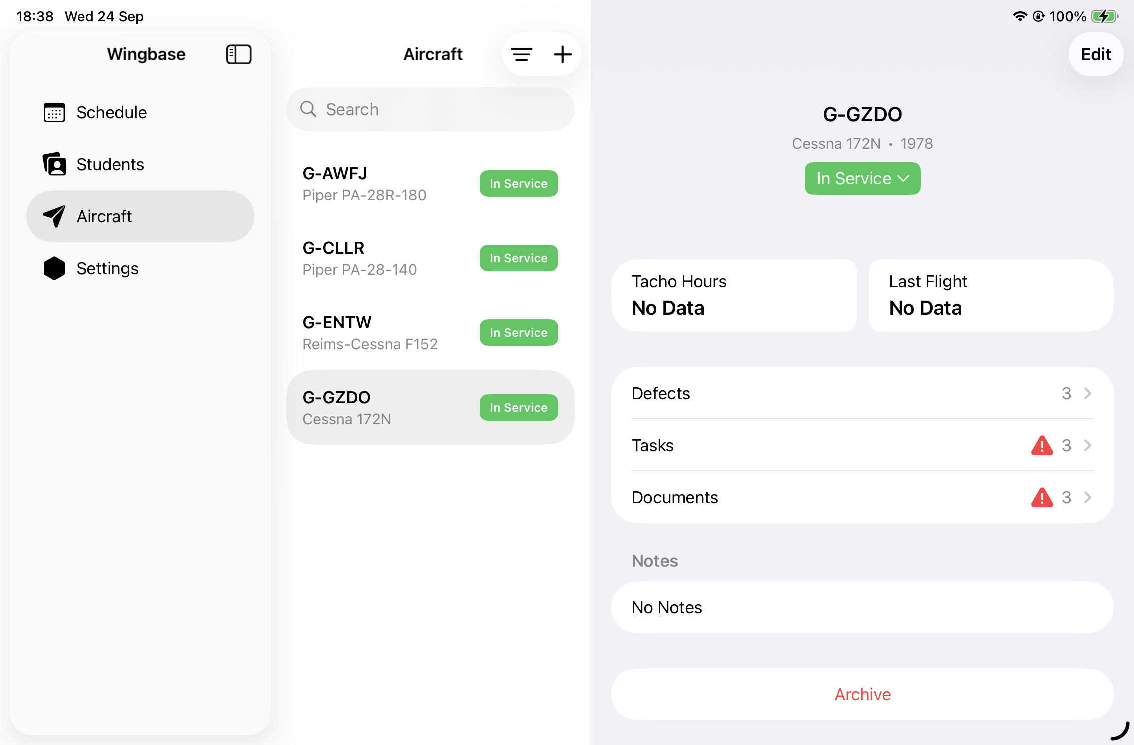 Aircraft Management preview